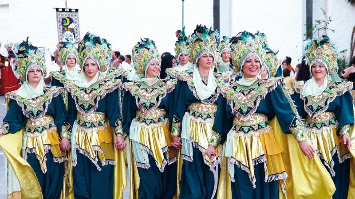 Las vestimentas son uno de los mayores atractivos de estas fiestas.