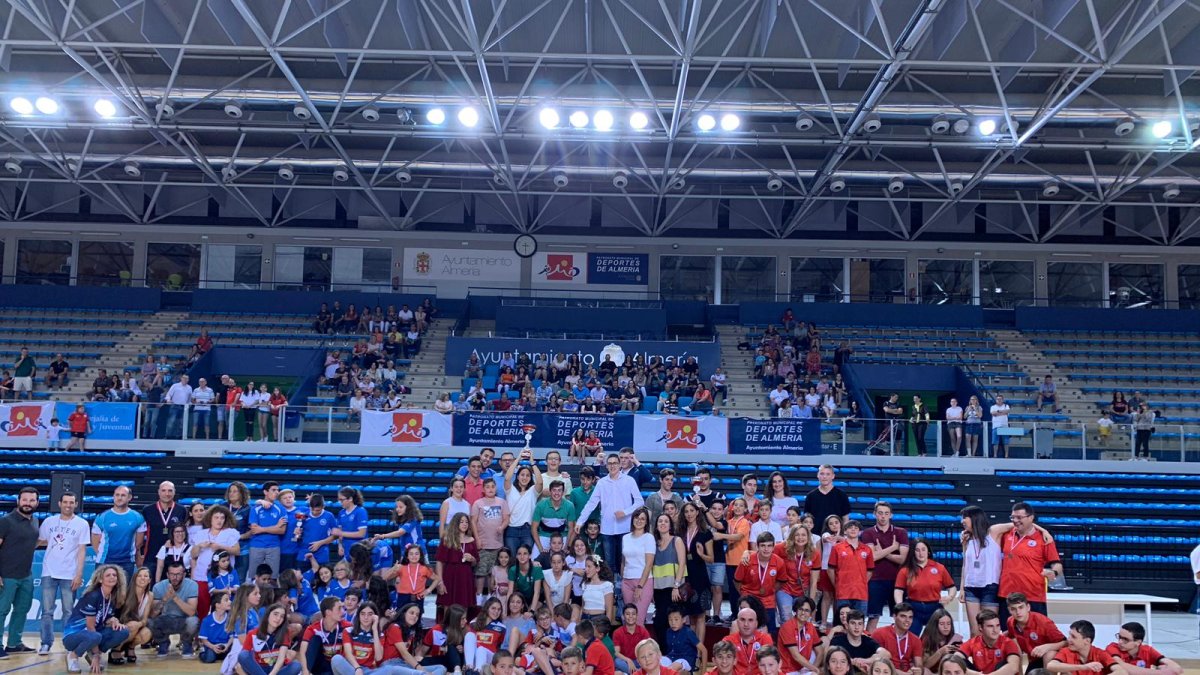 Clausura de los JDM de Natación en el Palacio.