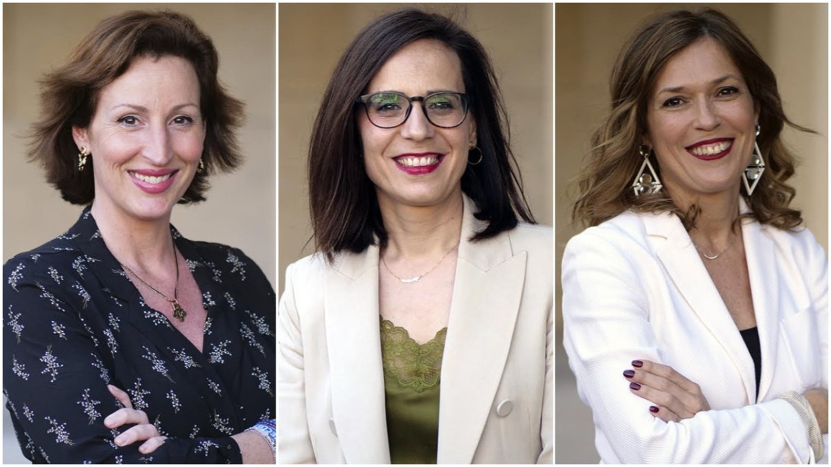 María Vázquez, Margarita Cobos y Ana Martínez Labella.