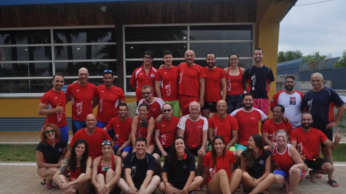 El equipo almeriense en el Andaluz.