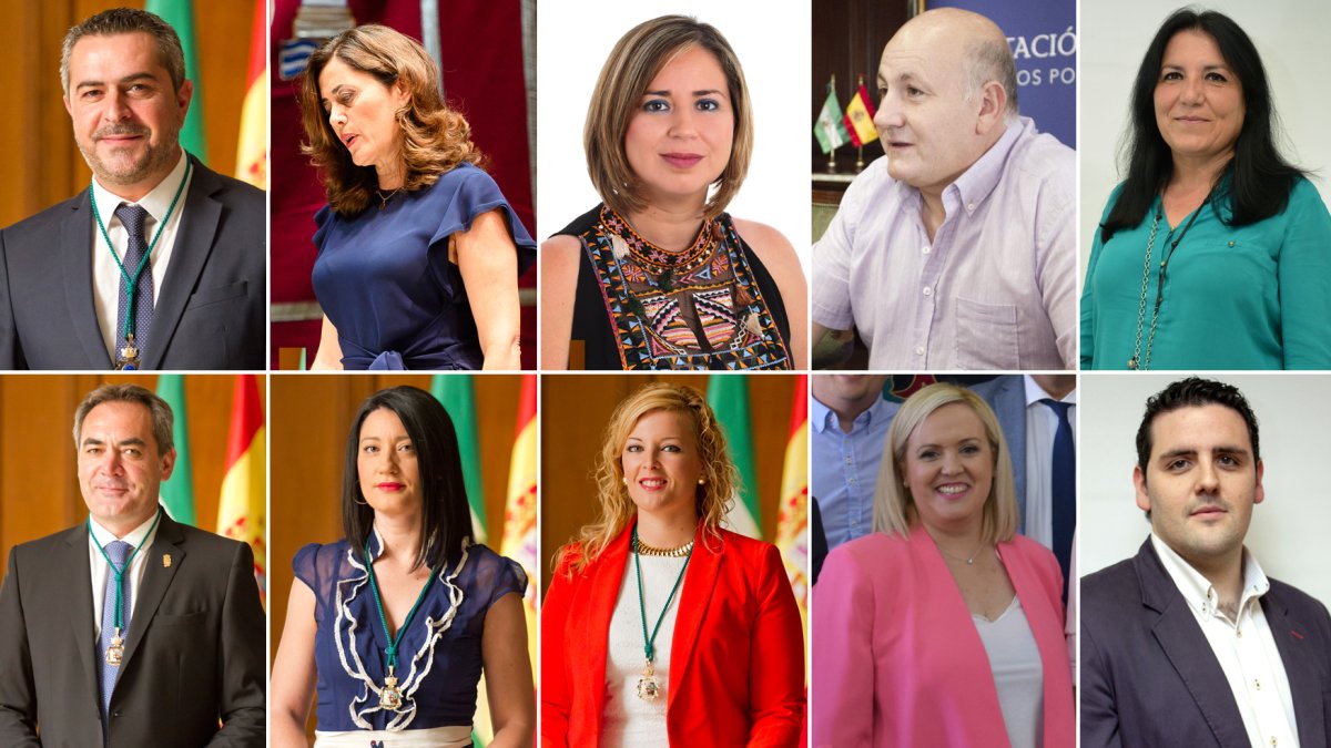 Los 10 diputados propuestos esta tarde por el PSOE.