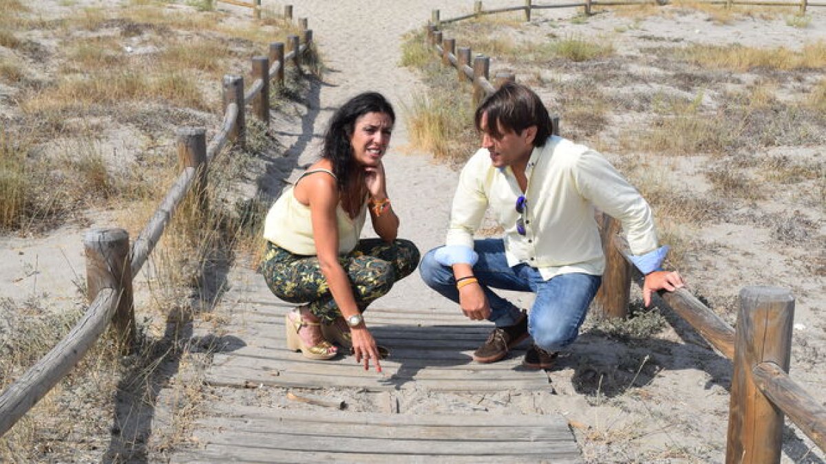 Rafa Burgos con Marta Bosquet en una fotografía de archivo.