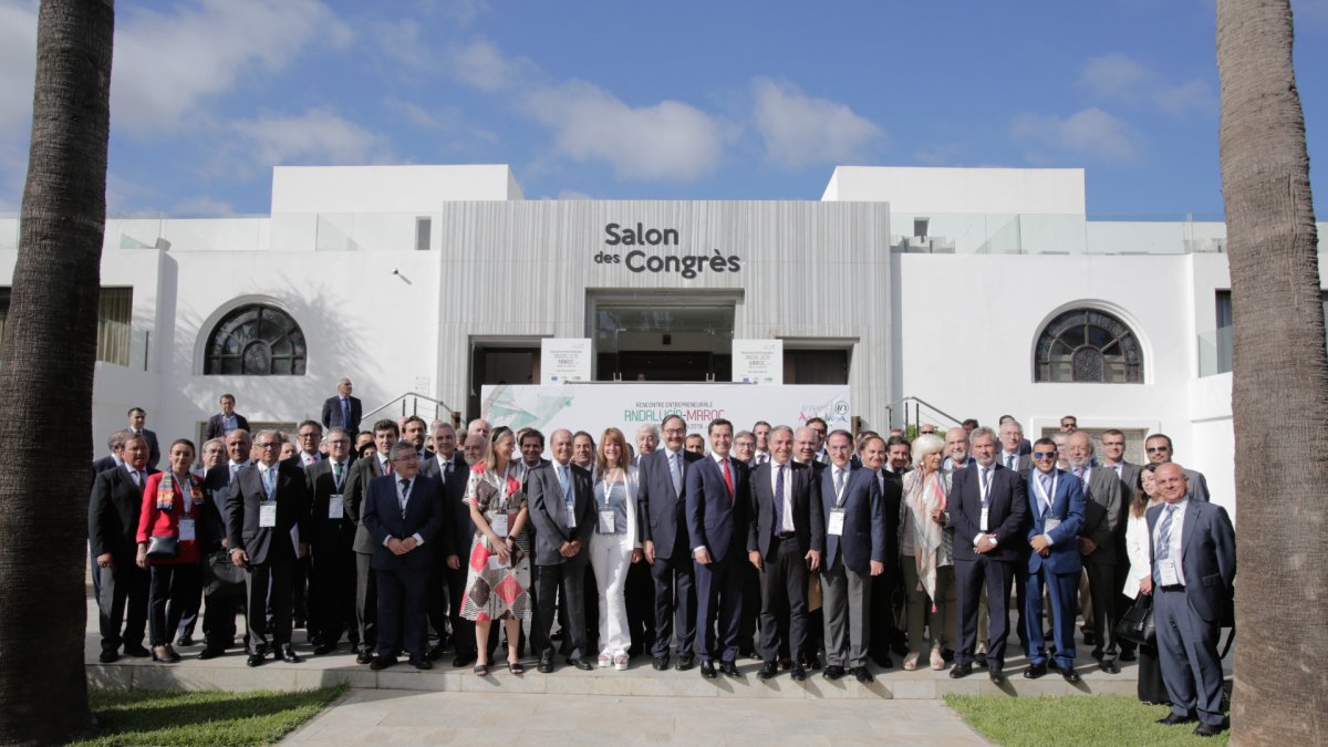 Cumbre  empresarial en Rabat, con el presidente de la Junta, organizada por Extenda.