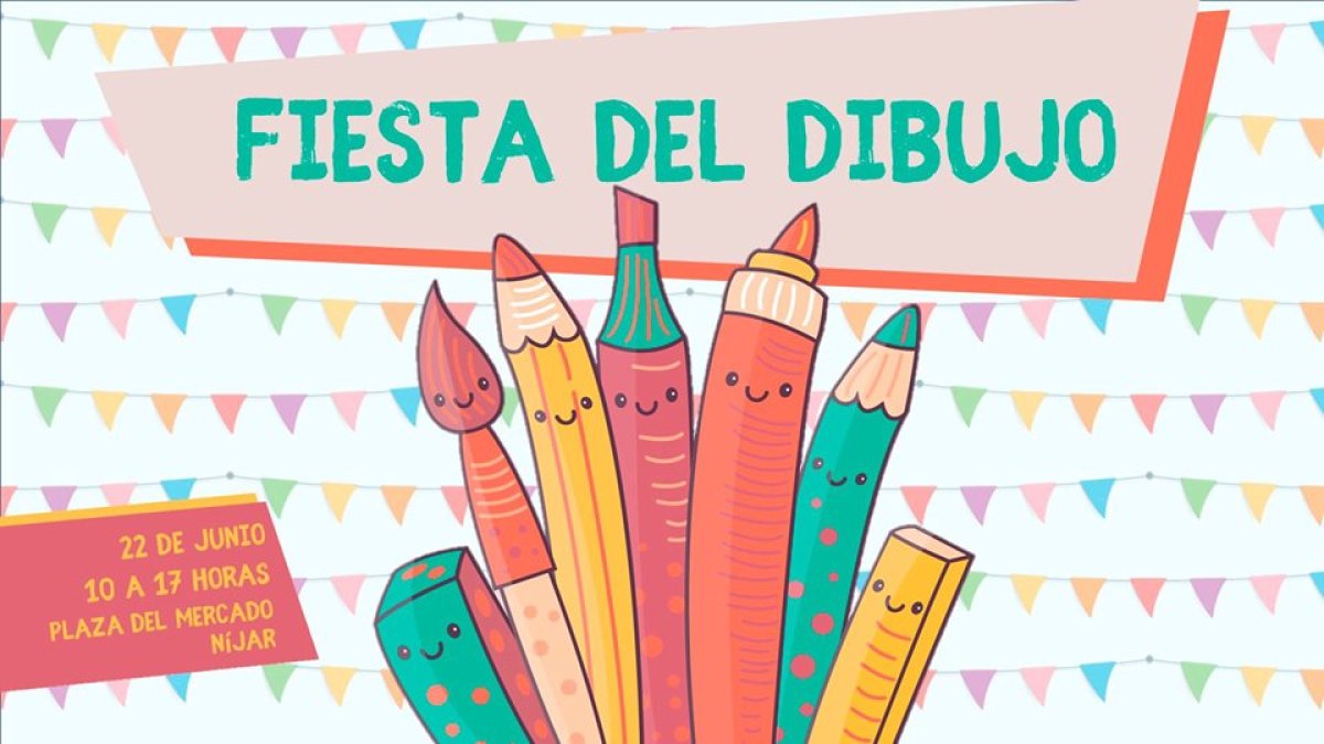 La Asociación Nijar Tejiendo Redes organiza la Fiesta del Dibujo en la localidad.