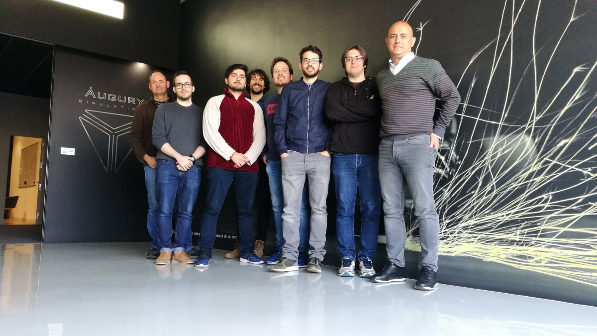 El equipo de Augury Simulations.