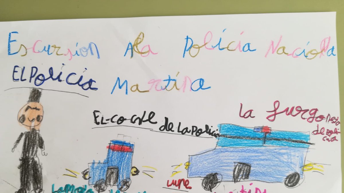 Dibujo realizado por uno de los alumnos.