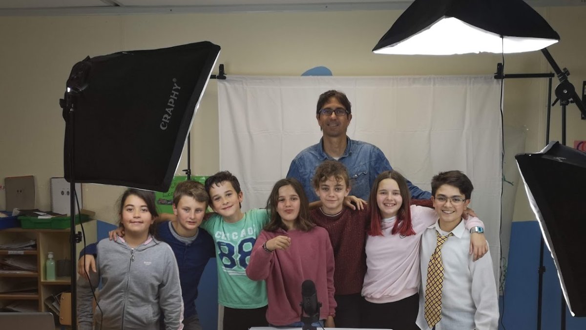 Rodaje del documental proyectado en el Parque de las Ciencias y hecho en el CPR Campo de Níjar Norte.