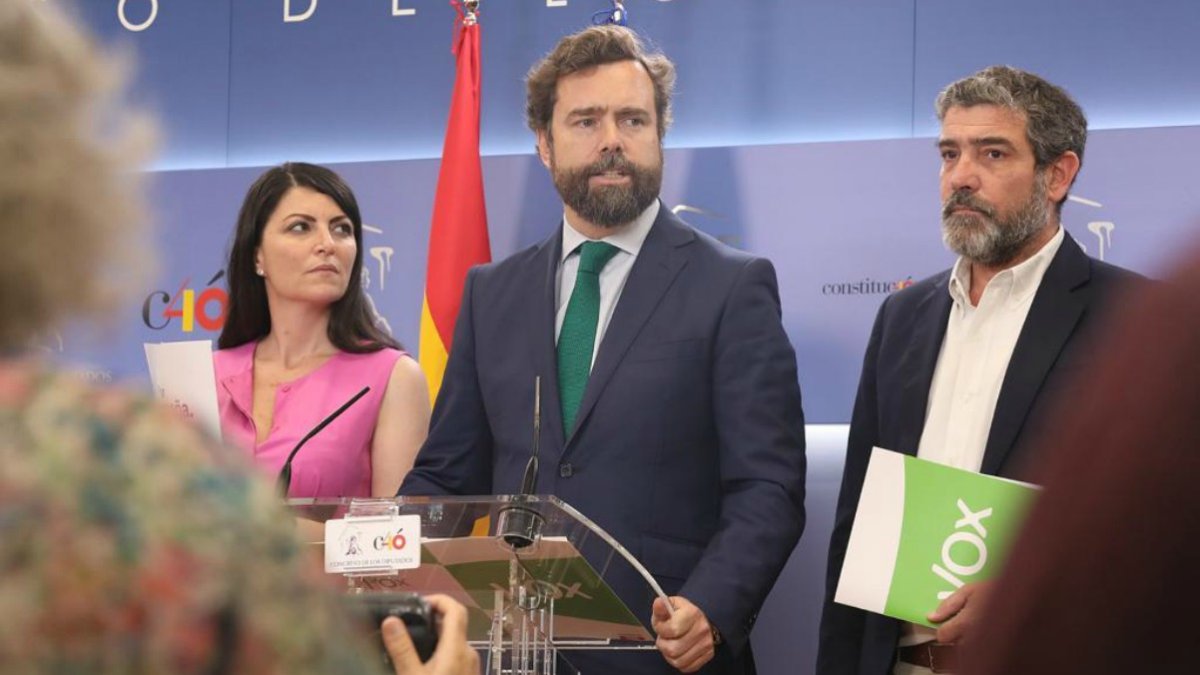 Iván Espinosa de los Monteros, portavoz de Vox.