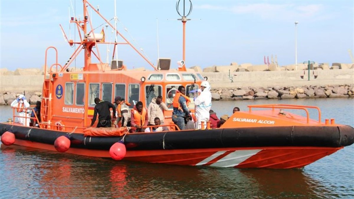 Imagen de archivo de una embarcación de Salvamento Marítimo.