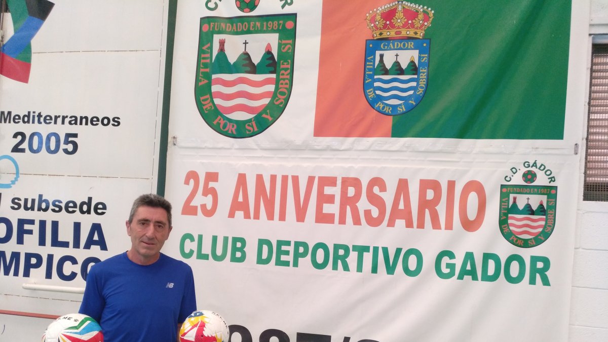 Gabriel Martínez, Gaby, en el pabellón de Gádor.