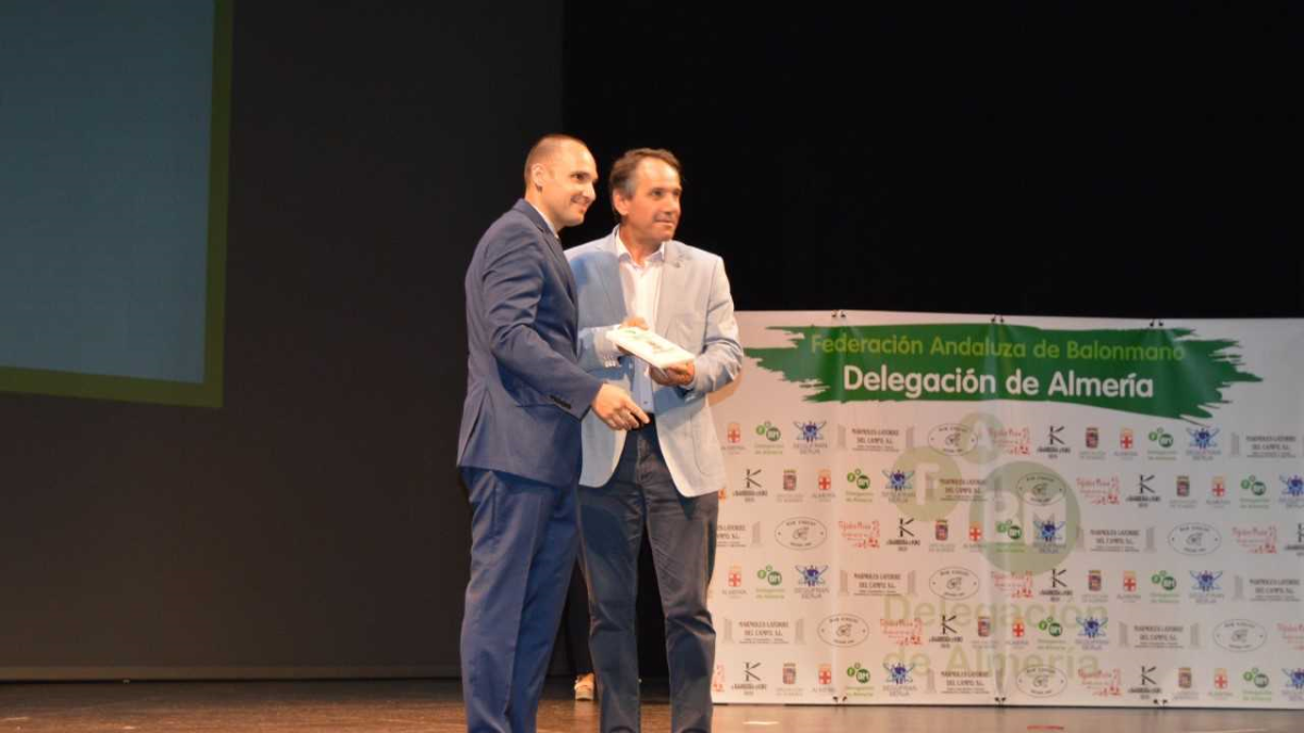 Sebastián Fernández con Juanjo Segura.