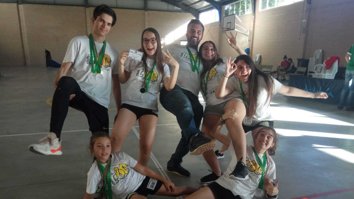 Celebrando el éxito.