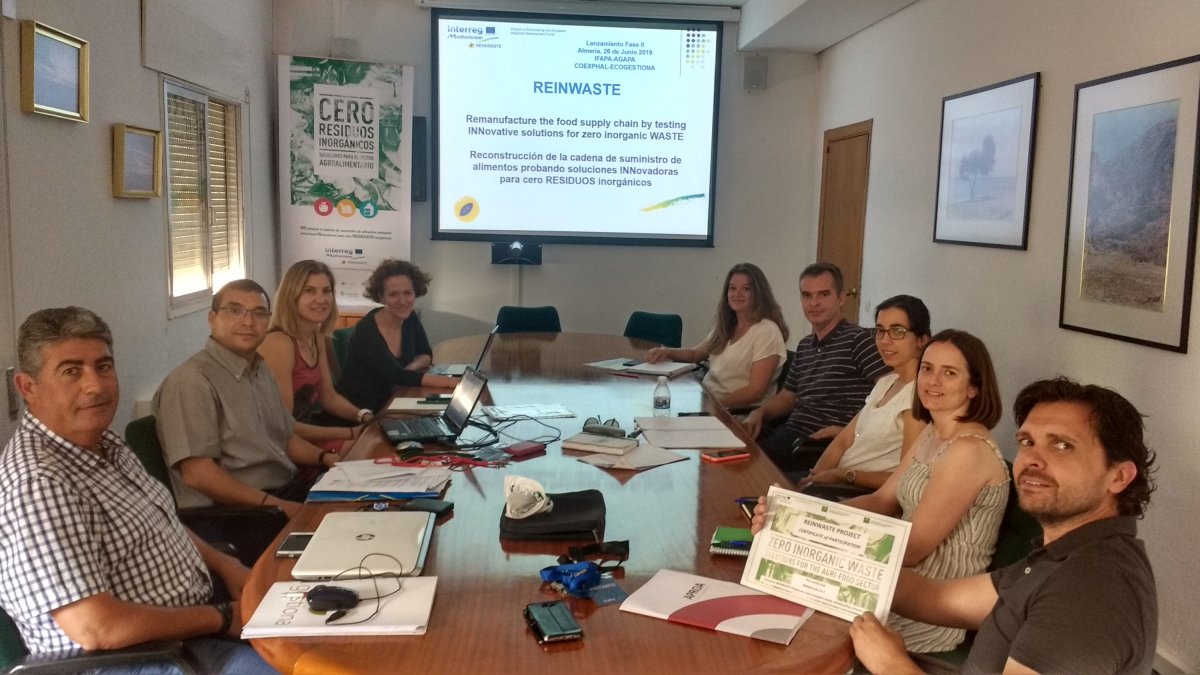 Reunión del proyecto REINWASTE.
