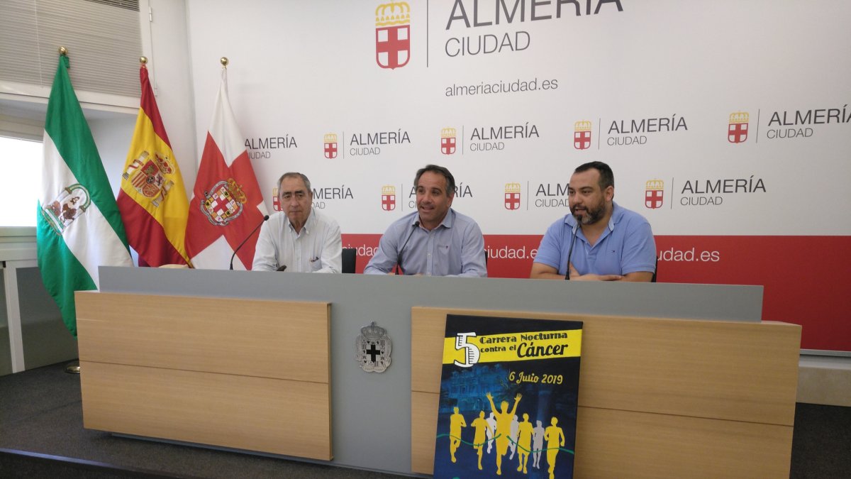 Acto de presentación en el Ayuntamiento de Almería.