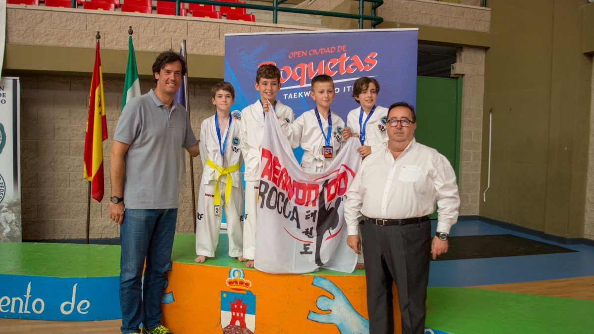 Entrega de medallas con Juanjo Salvador y José Juan Rubí.