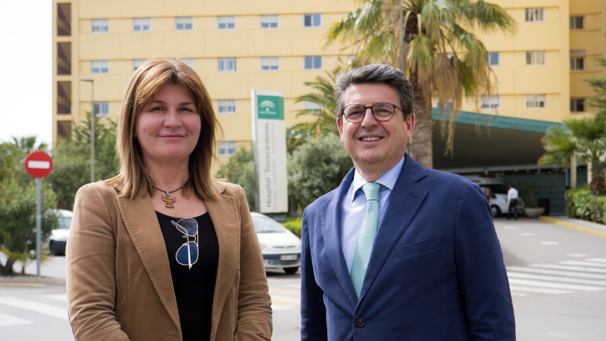 Rosalía Espinosa y Juan José Matarí, cuando anunciaron el \