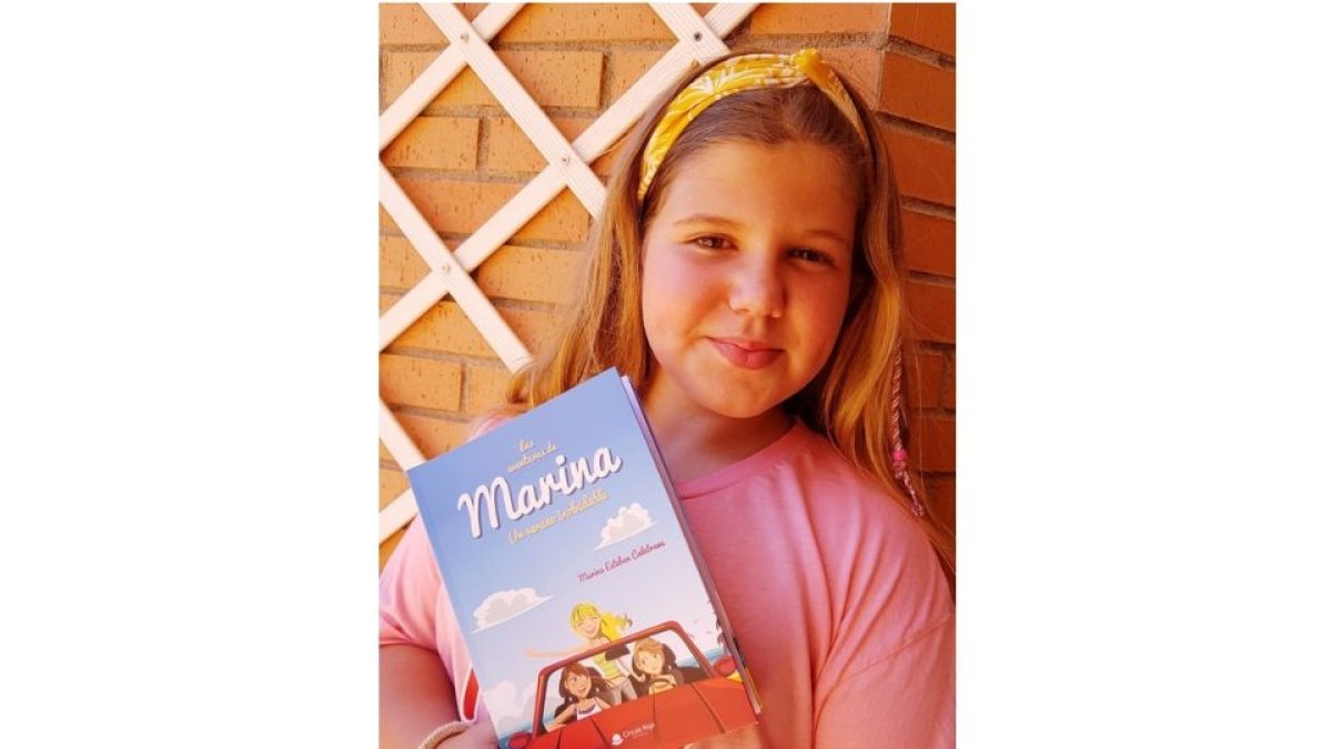 Marina Esteban Calatrava, autora de Las aventuras de Marina: un verano inolvidable.