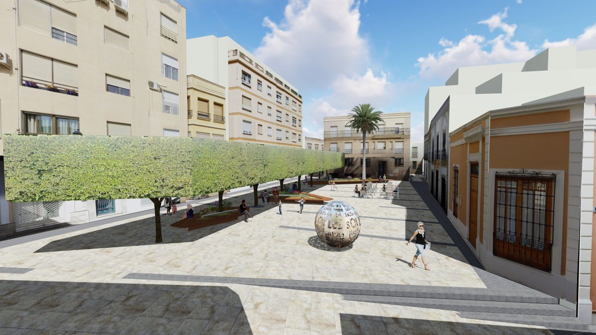 Así sería el proyecto para esta plaza