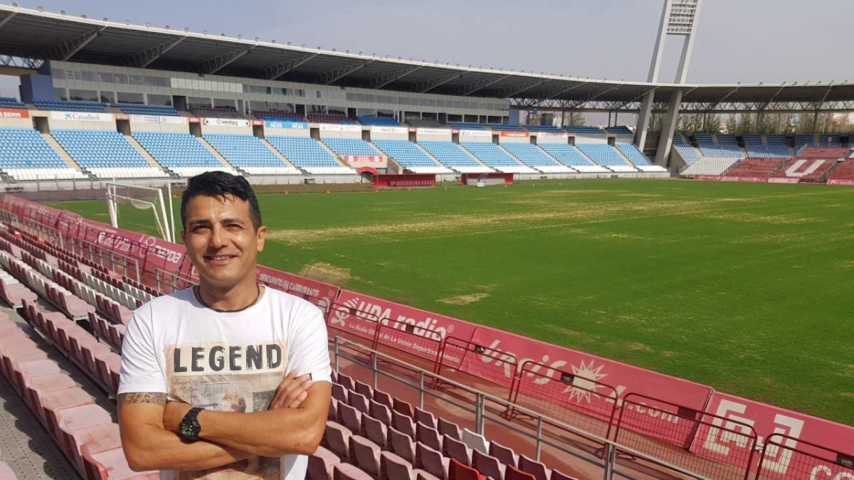 Miguel Ángel Gutiérrez en el teatro de los sueños rojiblancos.