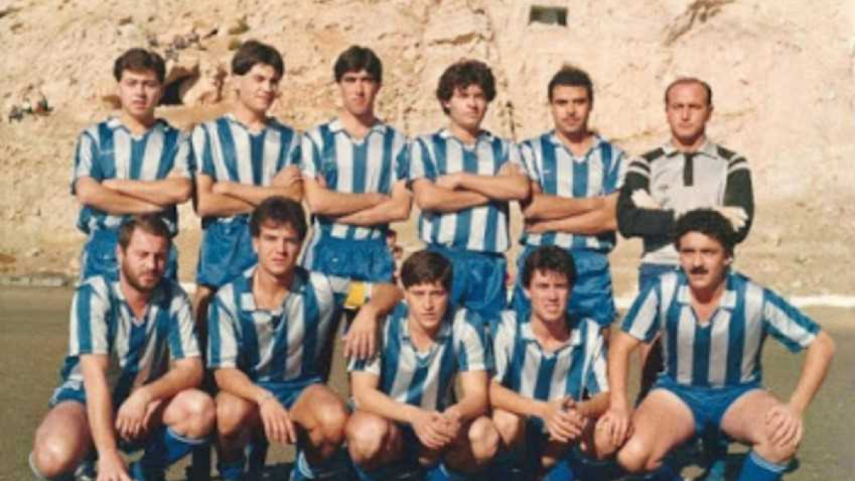 El San Roque de los ochenta en su campo de Pescadería.