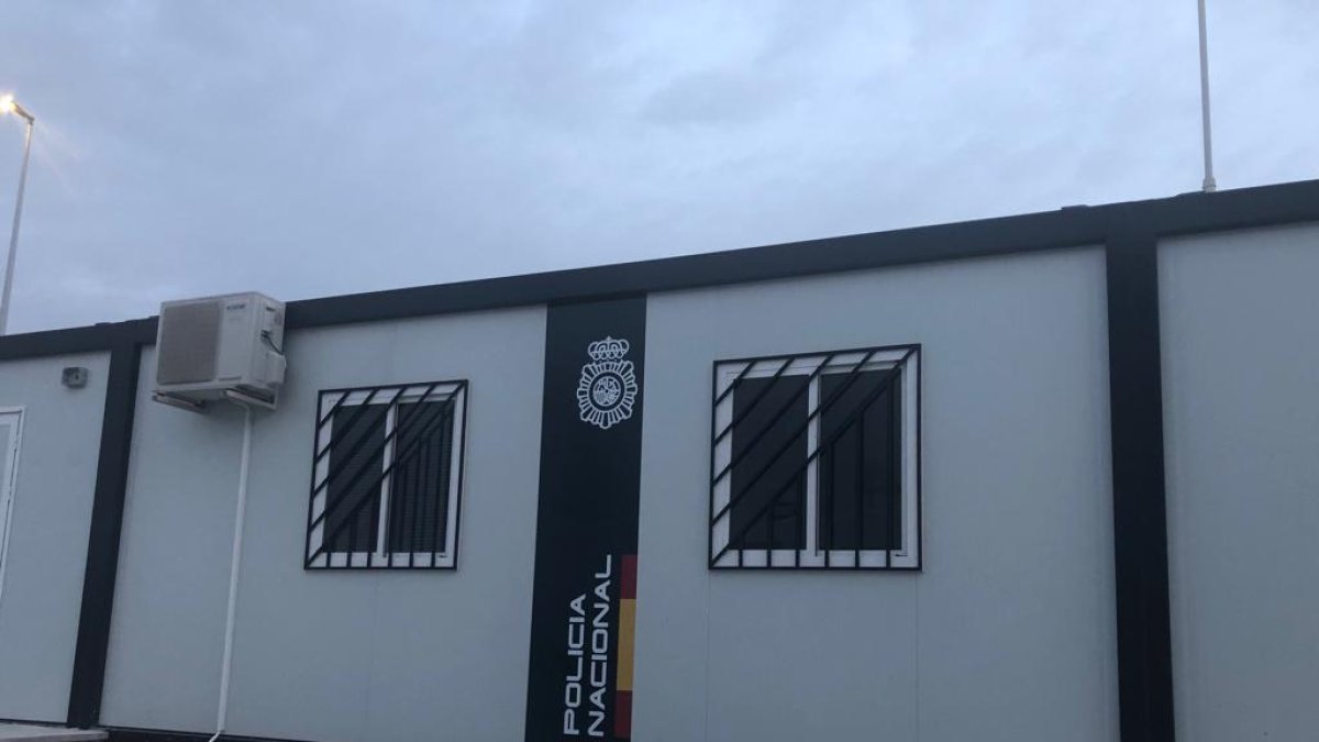 Nuevo módulo con el escudo de la Policía Nacional