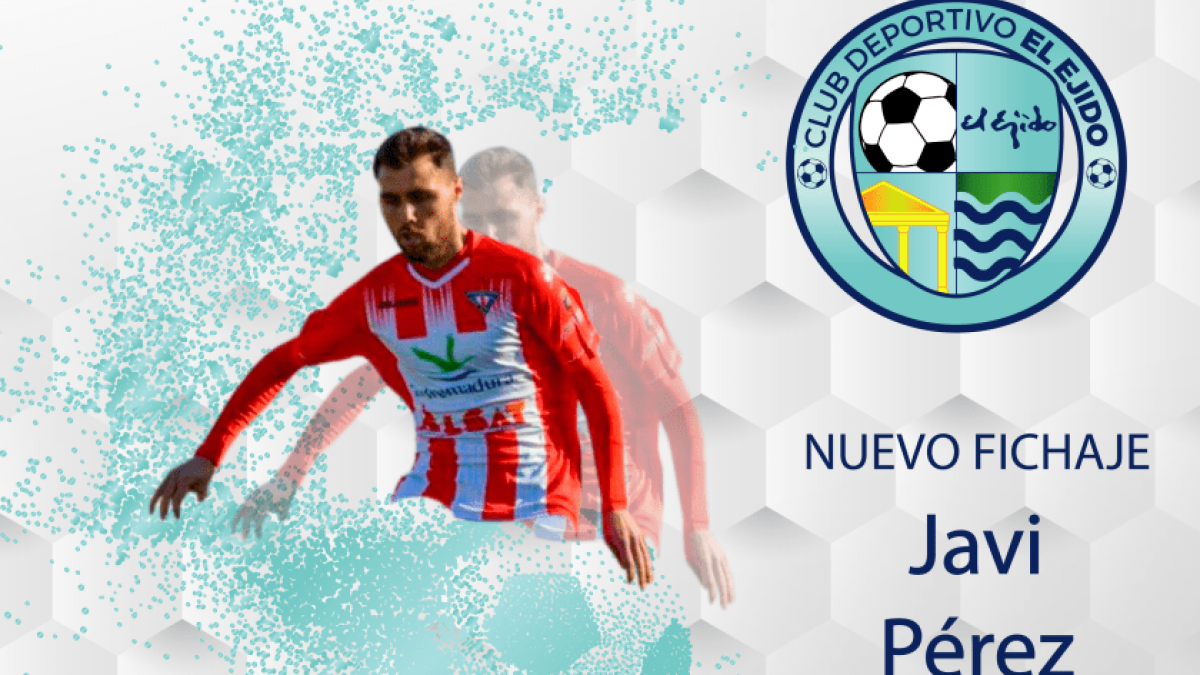 Javi Pérez defenderá la camiseta del CD El Ejido.