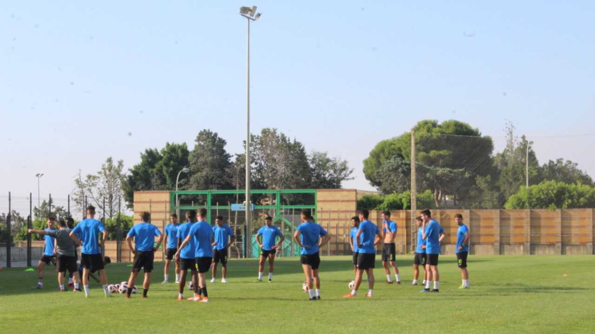 Primera toma de contacto de la plantilla celeste.
