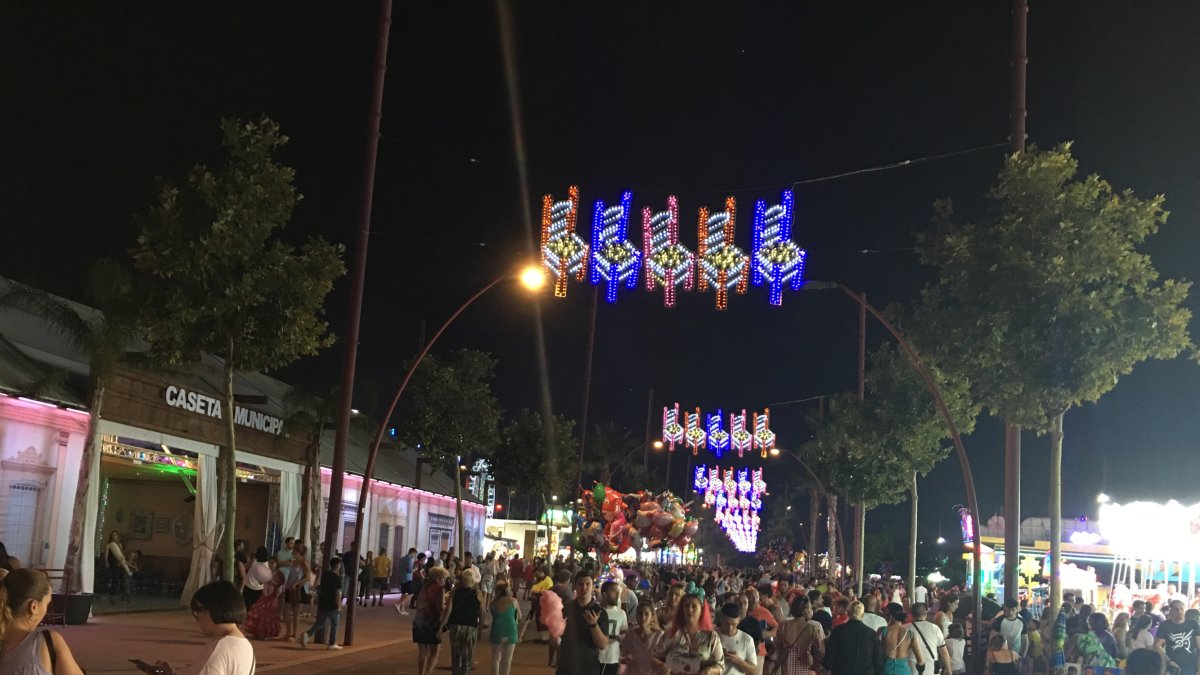 Zona central del recinto ferial