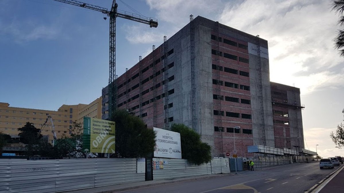Obras en el Hospital Torrecárdenas.