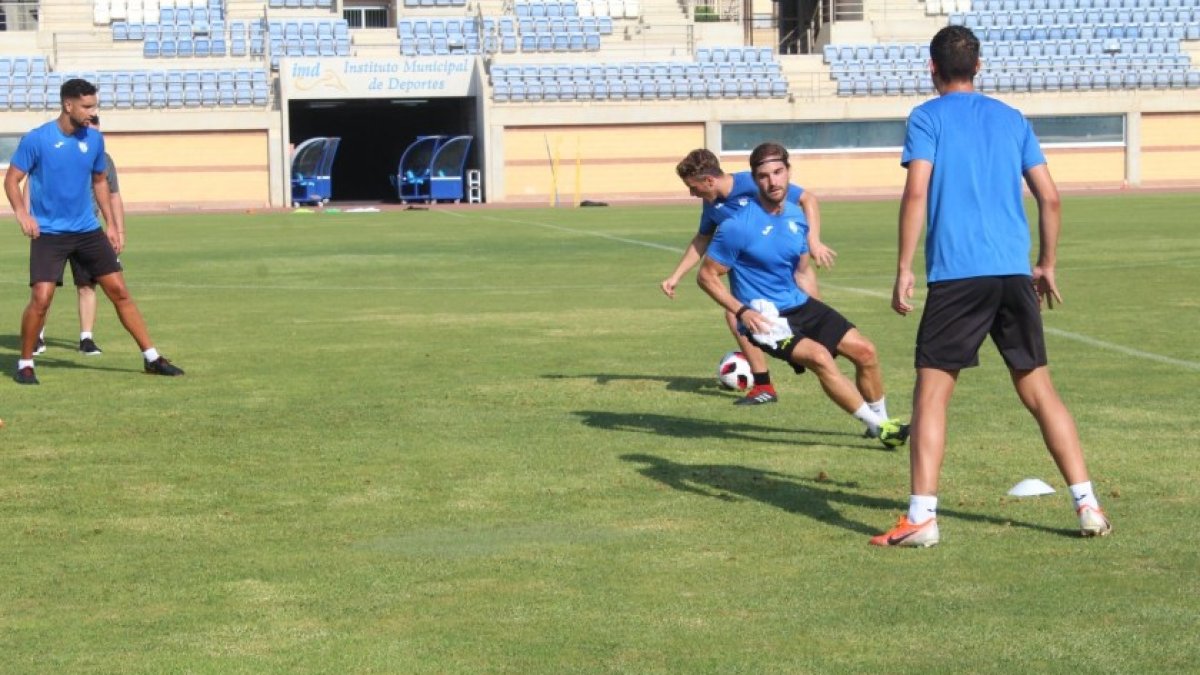 Entrenamiento del CD El Ejido.