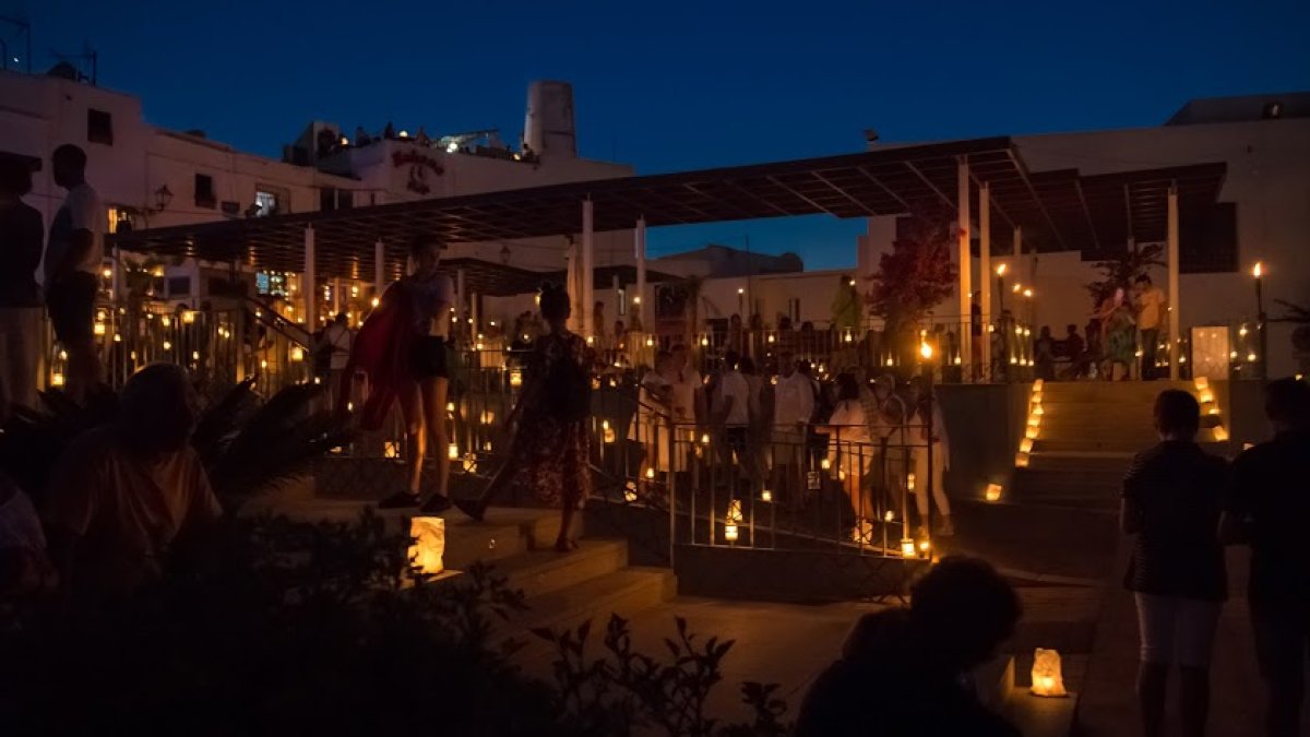 Mojácar, en Noche de las Velas, en una edición de otro año.
