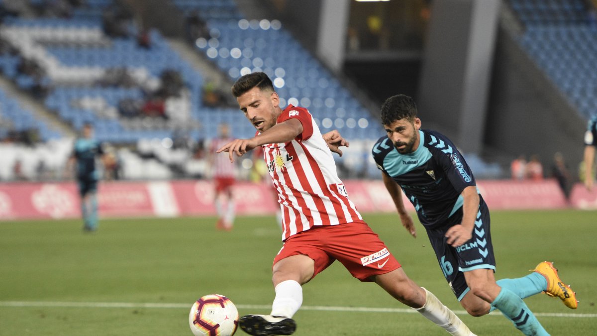 Juan Carlos Real, ¿en su último partido con el Almería?