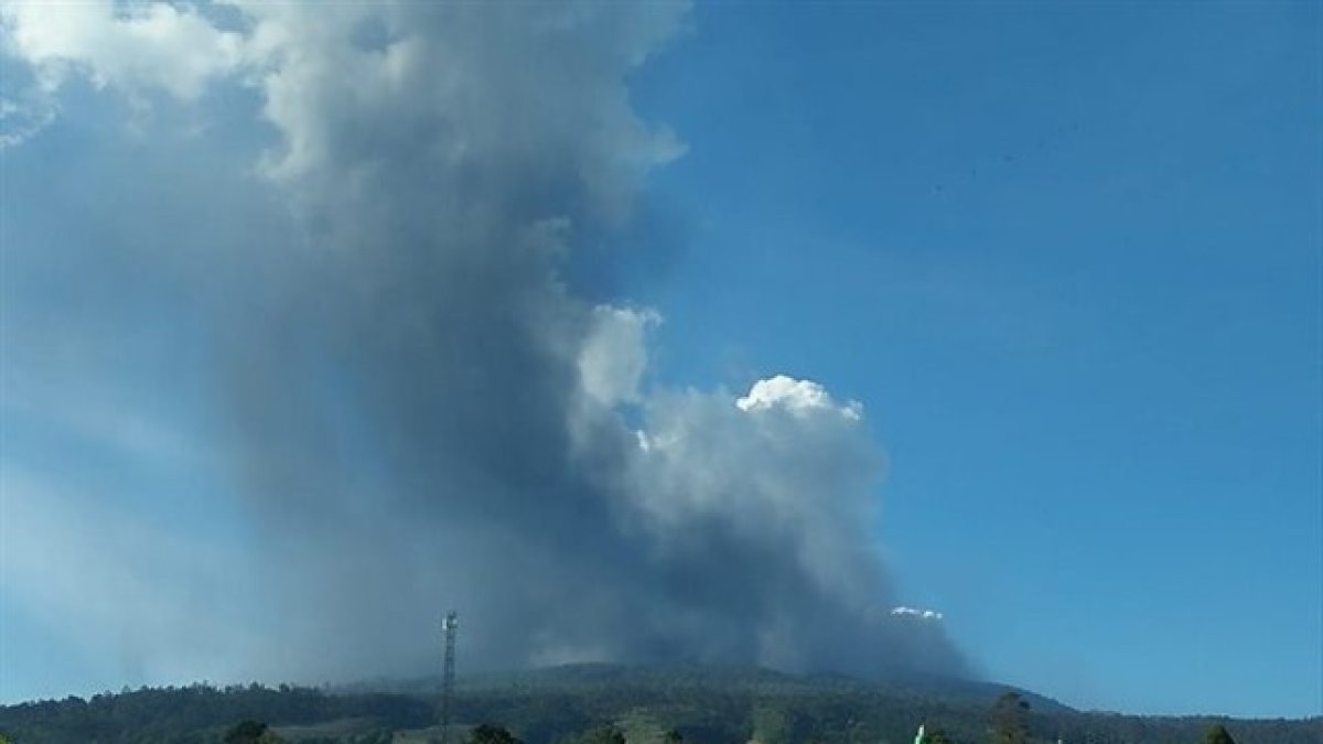 El volcán Tangkuban Perahu.