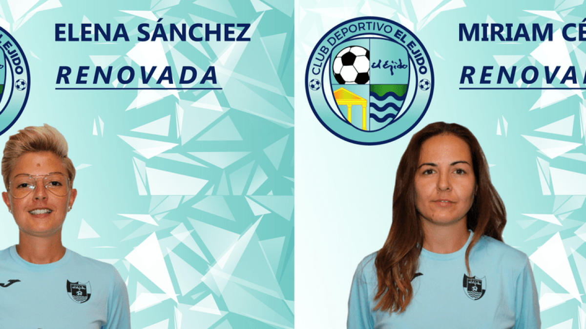 Elena Sánchez y Miriam Céspedes.