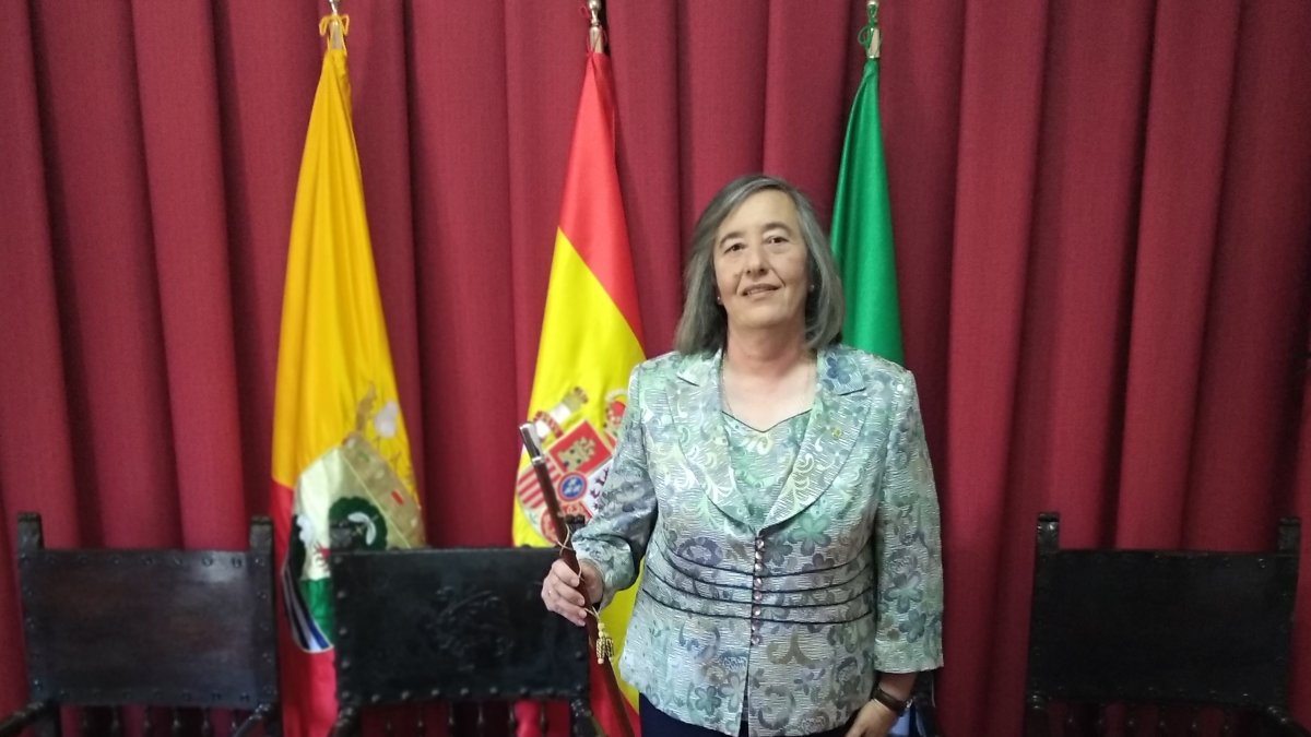 Herminia Uroz, alcaldesa de Nacimiento.