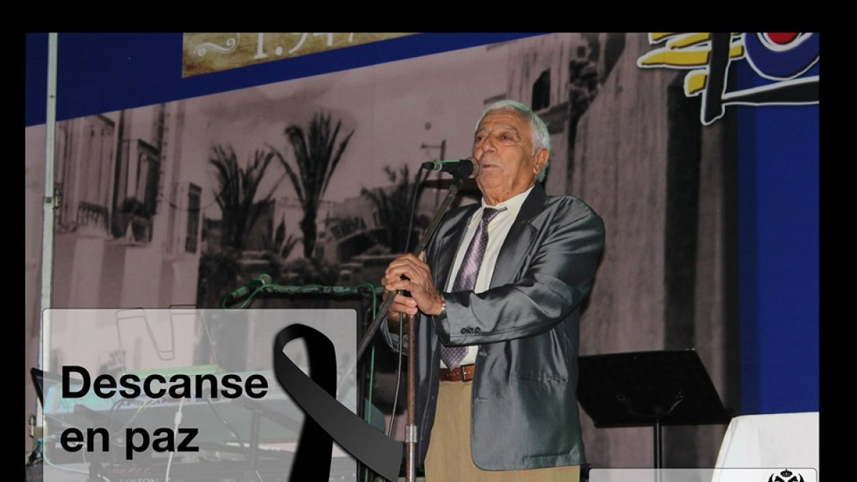 Imagen de Juan Miguel Morata compartida por el Ayuntamiento de Vera.