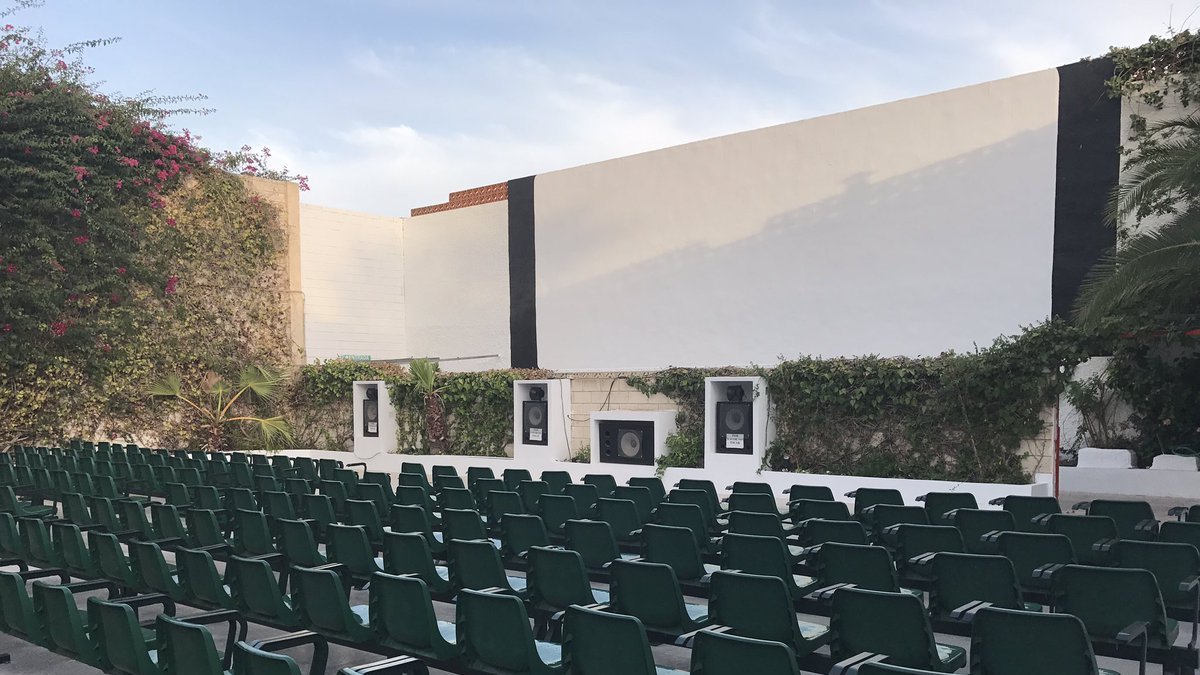 Las instalaciones de los cines de verano de Aguadulce.