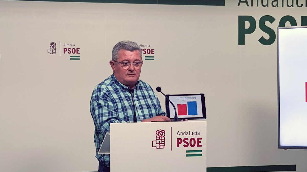Jesús María Ruiz, portavoz de Salud del grupo parlamentario socialista andaluz.