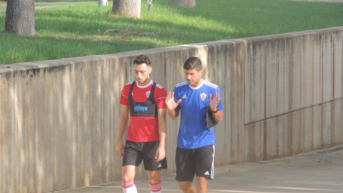 Pedro Emanuel con Aguza.