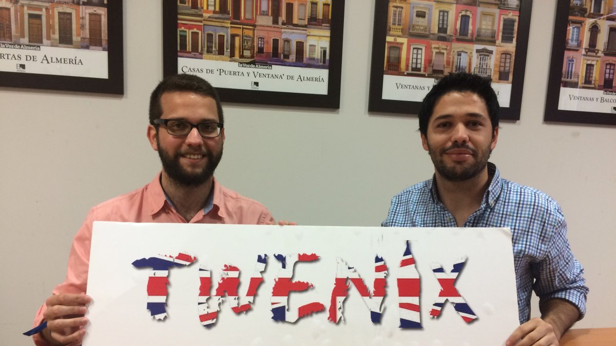 Antonio Valdivieso y Jorge Moreno, emprendedores.