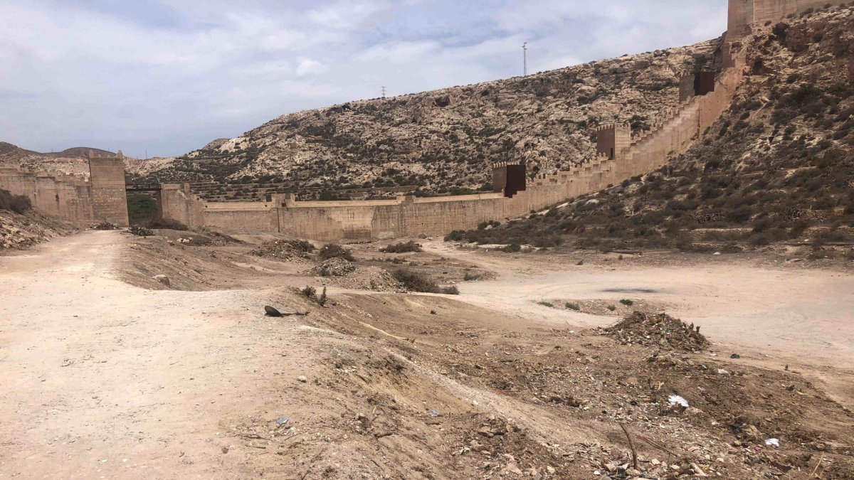 Estado de La Hoya tras la limpieza.