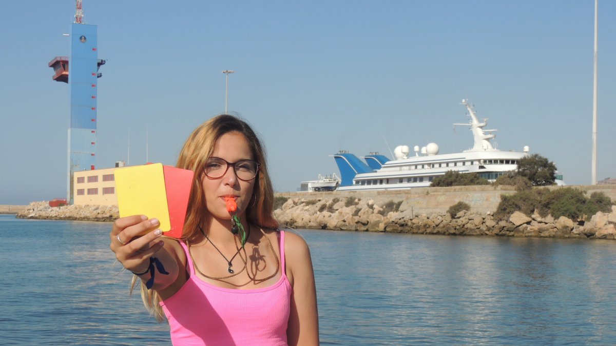 La joven colegiada almeriense.