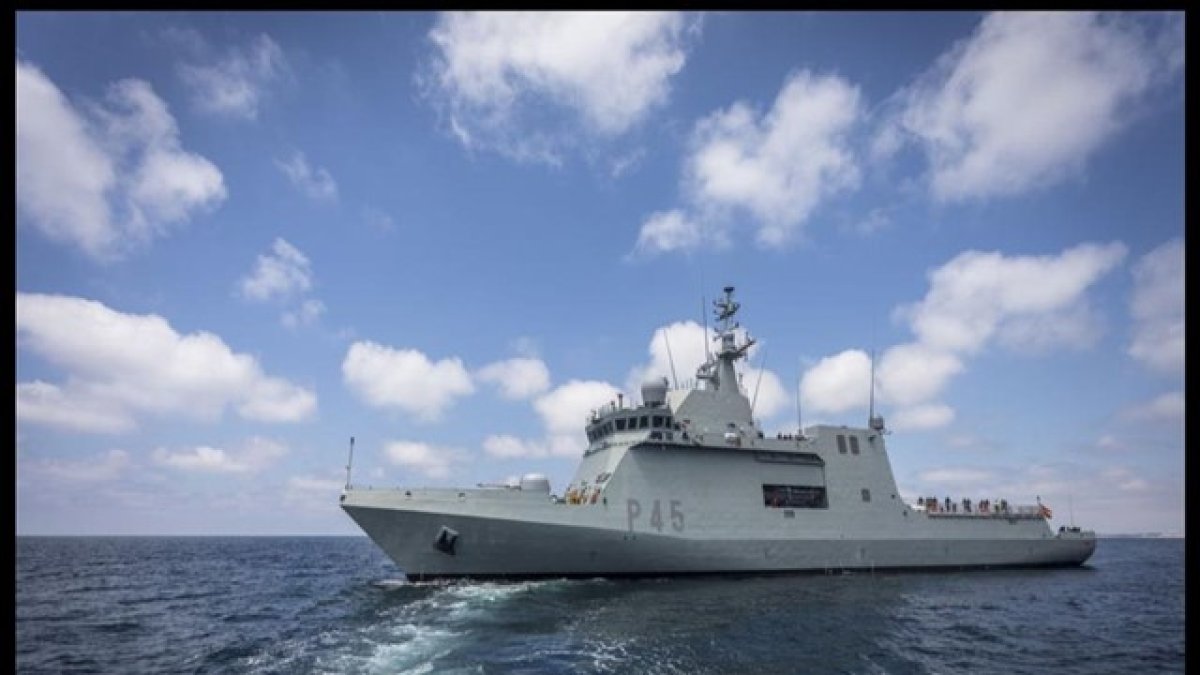 El buque de la Armada, en una imagen de Defensa.