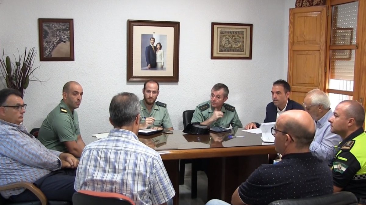 Junta Local de Seguridad celebrada este martes en Antas.