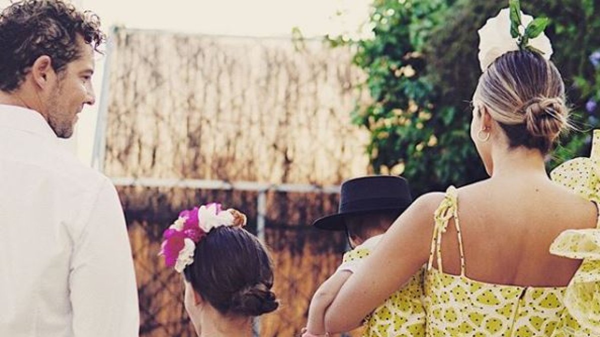 Bisbal y Zanetti, en familia.