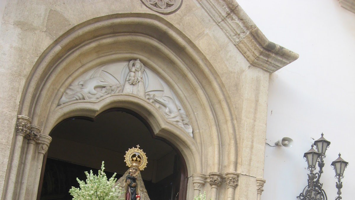 Salida de la Virgen del Mar.