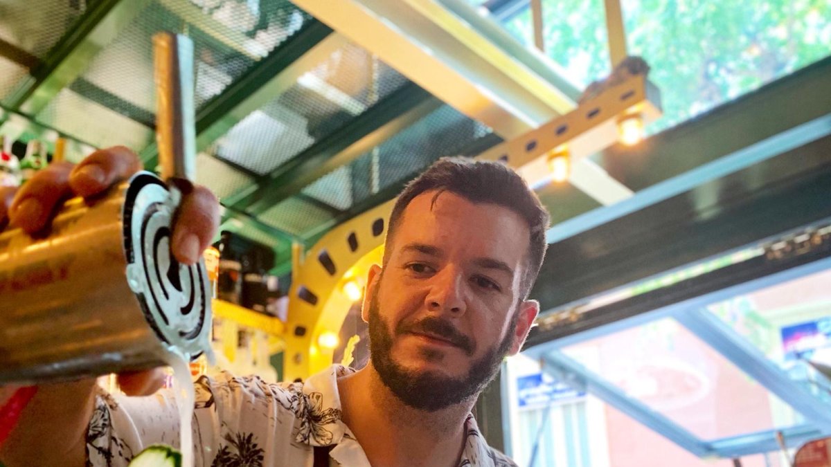 Josete, bartender de la Aduana