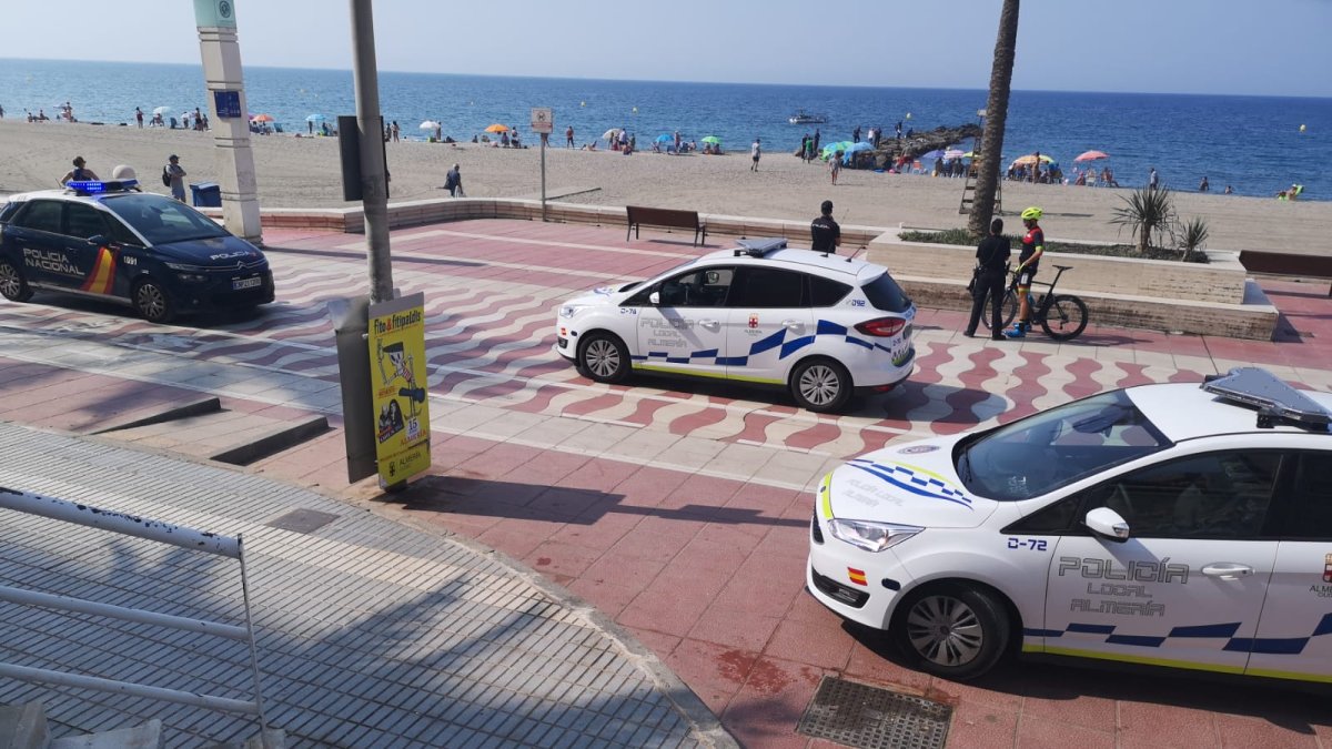 Dispositivo en la zona