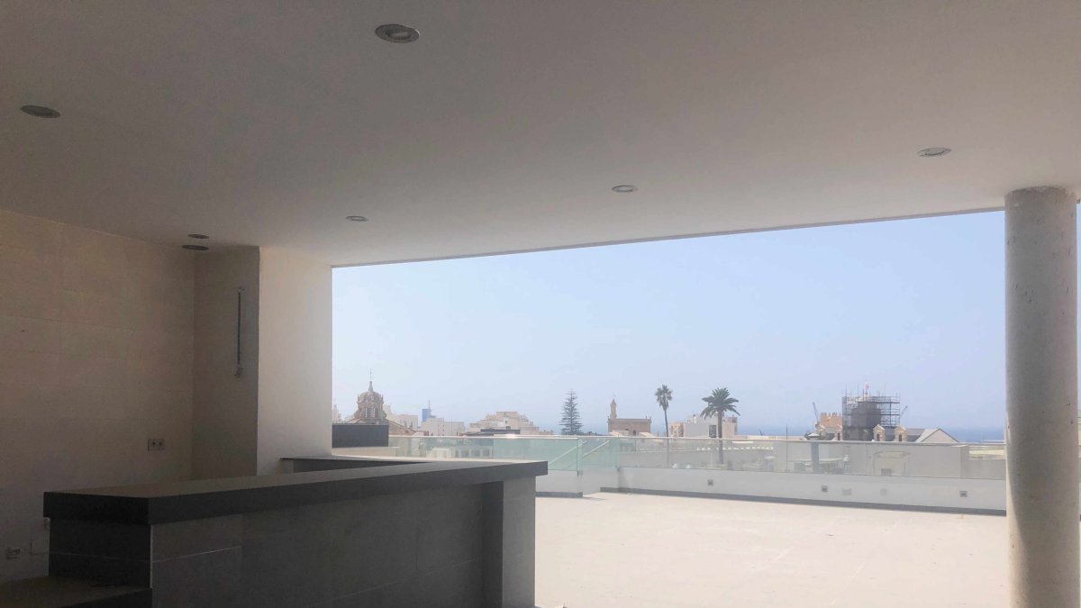 Zona de restauración prevista en la azotea