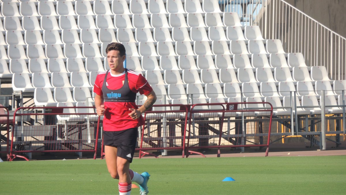 Ante Coric, en su primer día en el Mediterráneo.